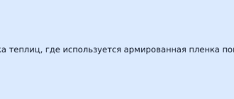 Особенности монтажа теплиц, где используется армированная пленка повышенной прочности
